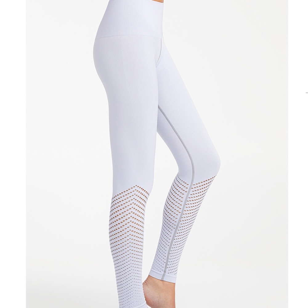Lemon baby blue seamless high-rise leggings NWT